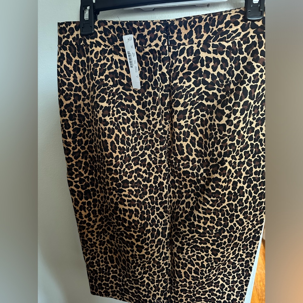 Brand New w/Tags J. Crew Leopard Print Skirt